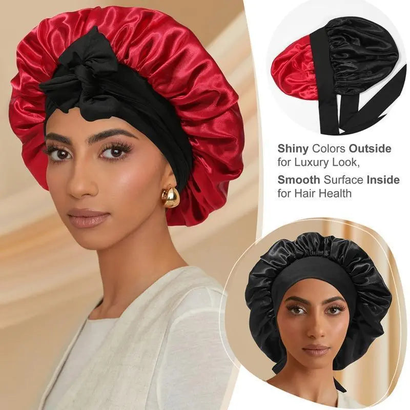 Double Layered Silk Bonnet