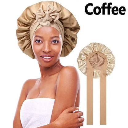 Double Layered Silk Bonnet