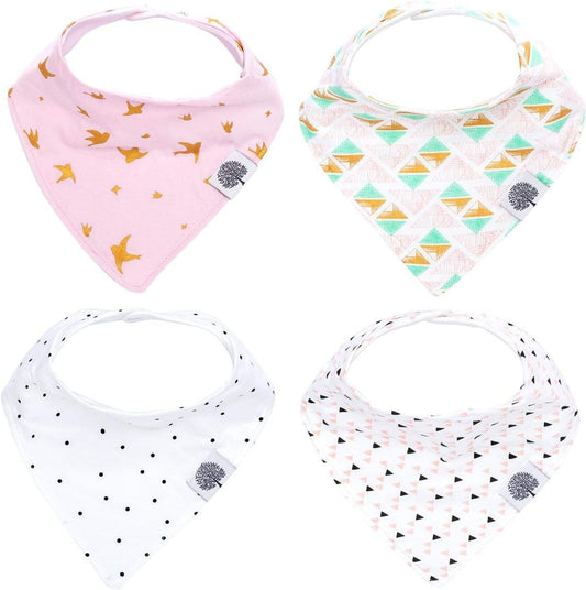 Baby Bandana Drool Bibs 4 Pack 