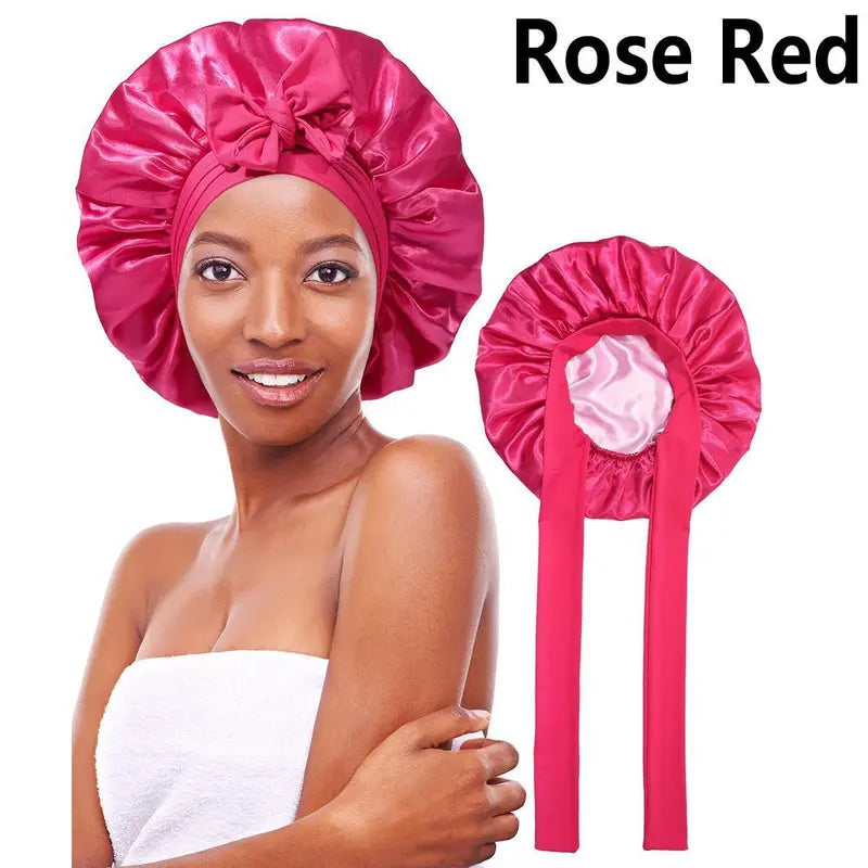 Double Layered Silk Bonnet