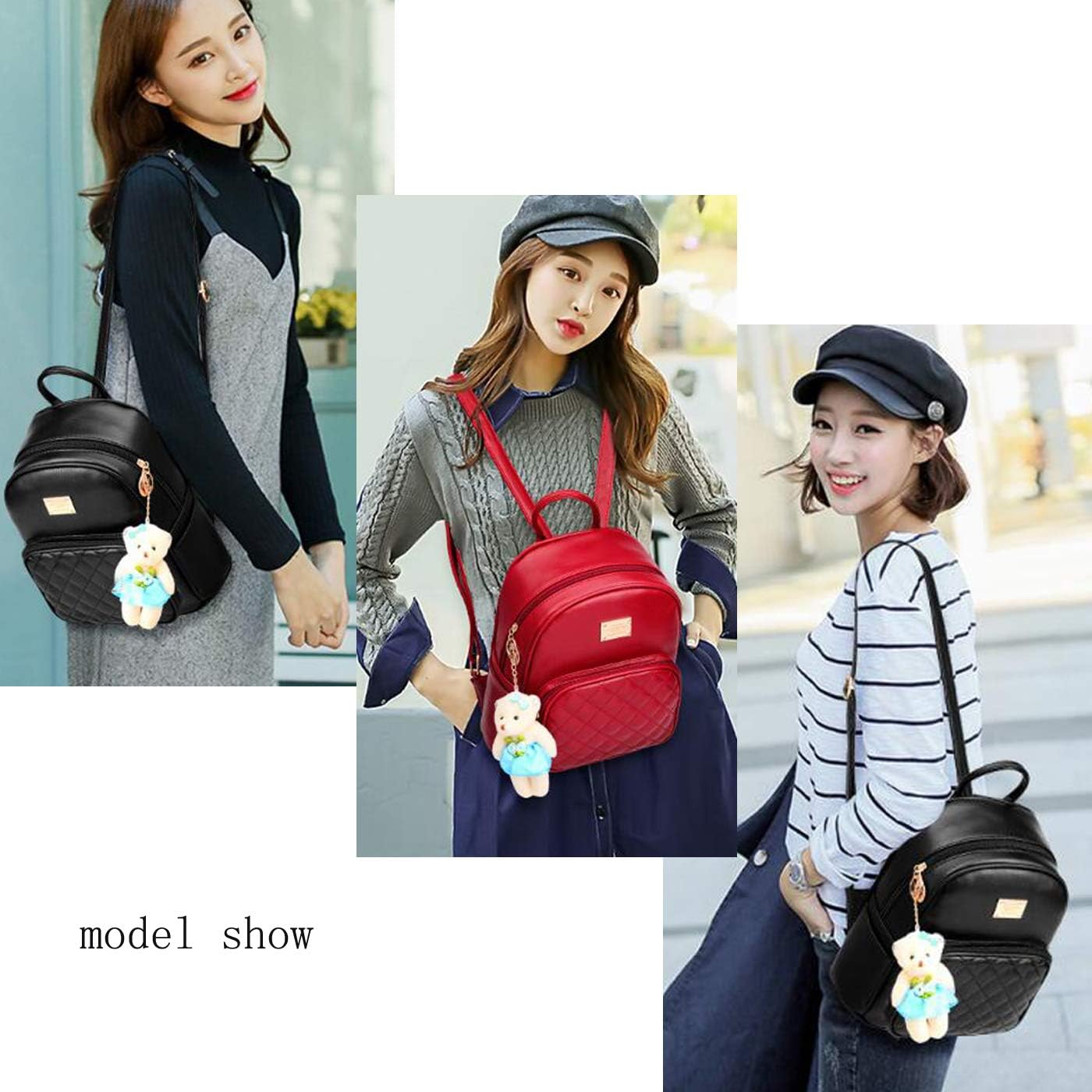 Leather Backpack Baby Bag