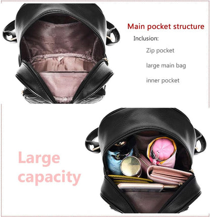 Leather Backpack Baby Bag