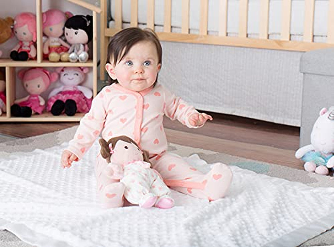 Plush Baby Doll with Rattle