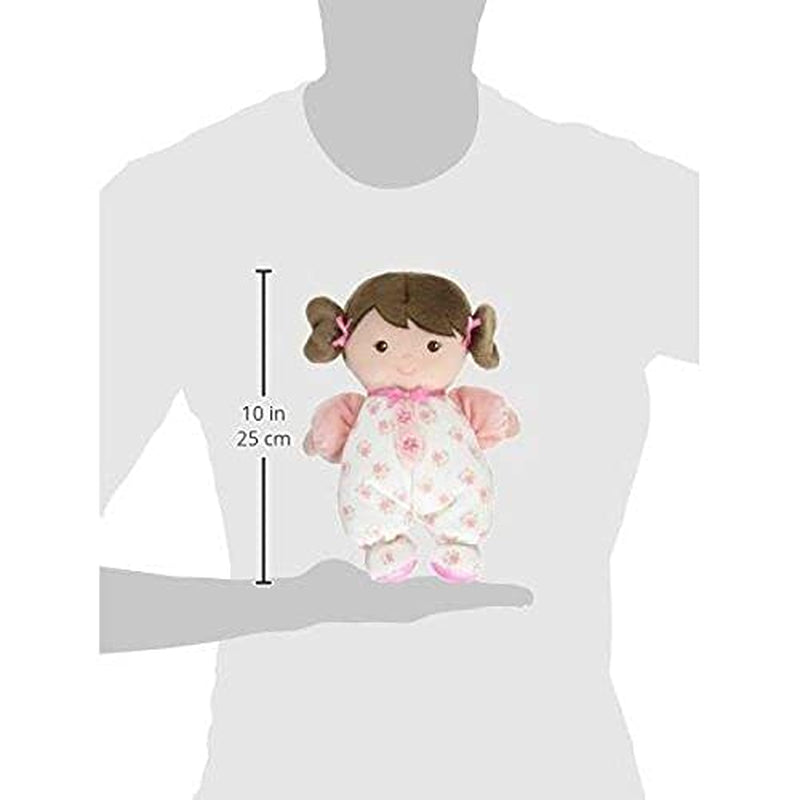 Plush Baby Doll with Rattle