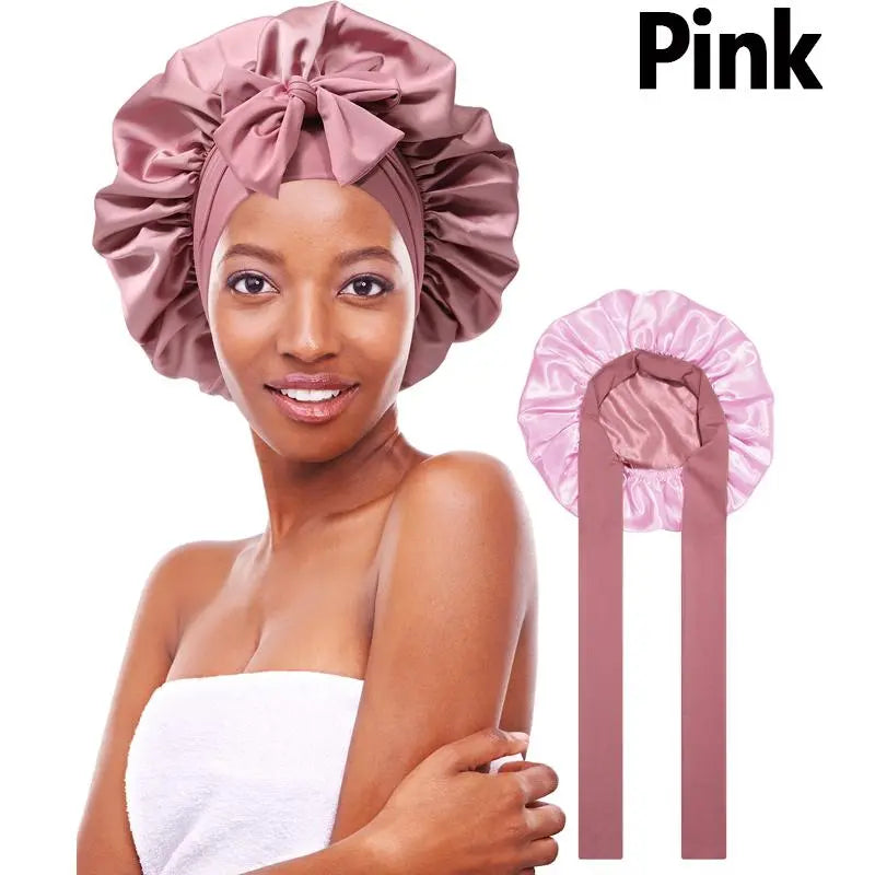 Double Layered Silk Bonnet