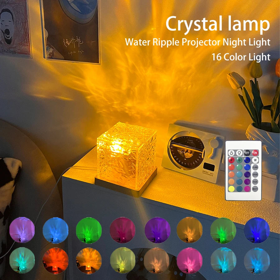 Crystal Projector Night Light 