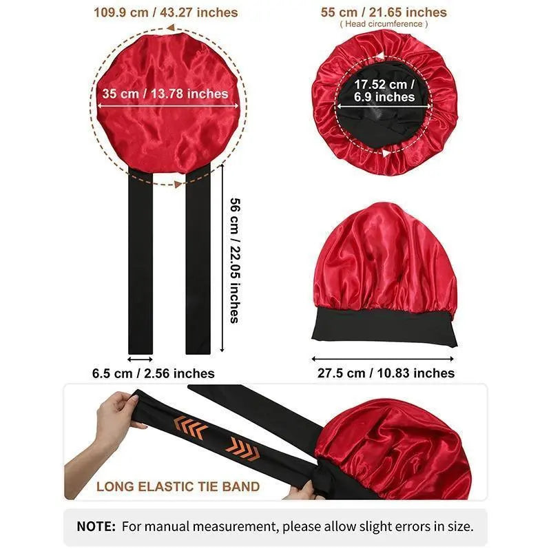 Double Layered Silk Bonnet