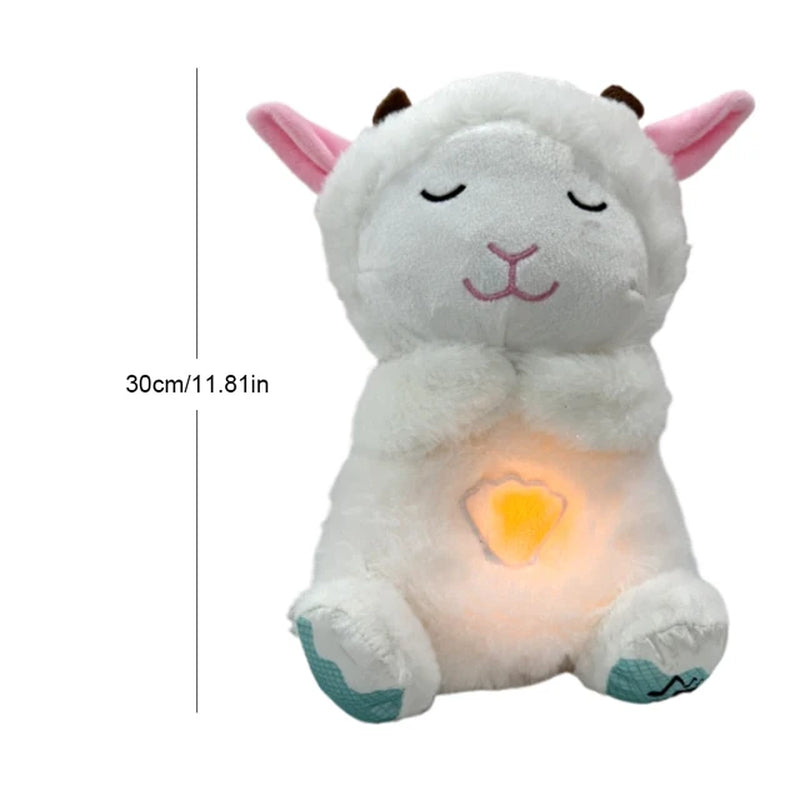 Breathing Baby Sleep and Playmate Stuffed Plush Toy