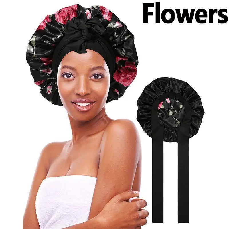 Double Layered Silk Bonnet